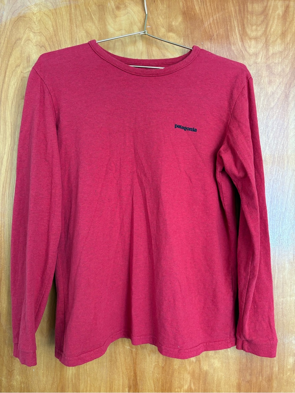 Patagonia Long-Sleeve Crew in Crimson Red